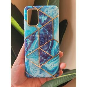 Cute Samsung Galaxy s20 Plus Blue Marble Case